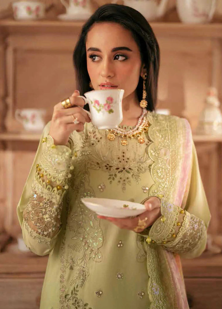 Maya By Nureh  Embroidered Lawn Suit Unstitched 3 Piece NU24ML NS-143 - Summer Collection