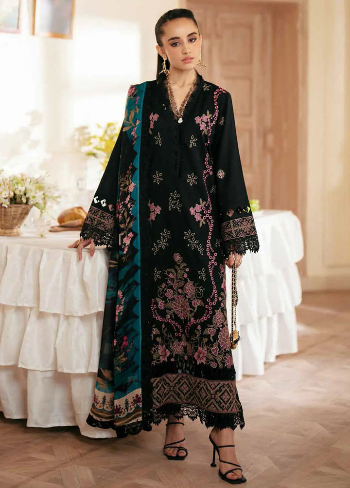 Maya By Nureh  Embroidered Lawn Suit Unstitched 3 Piece NU24ML NS-146 - Summer Collection