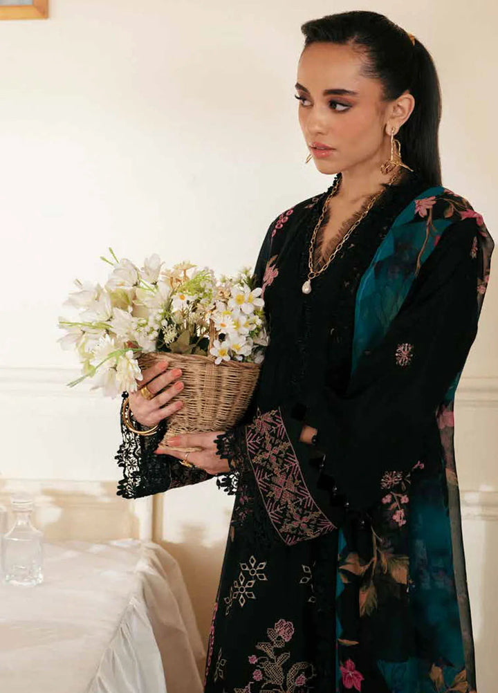 Maya By Nureh  Embroidered Lawn Suit Unstitched 3 Piece NU24ML NS-146 - Summer Collection
