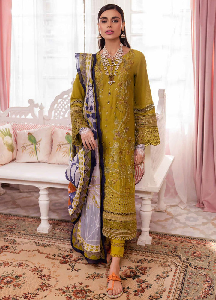 Maya by Nureh Embroidered Lawn Suits Unstitched 3 Piece NU24MJ NS-111 - Summer Collection