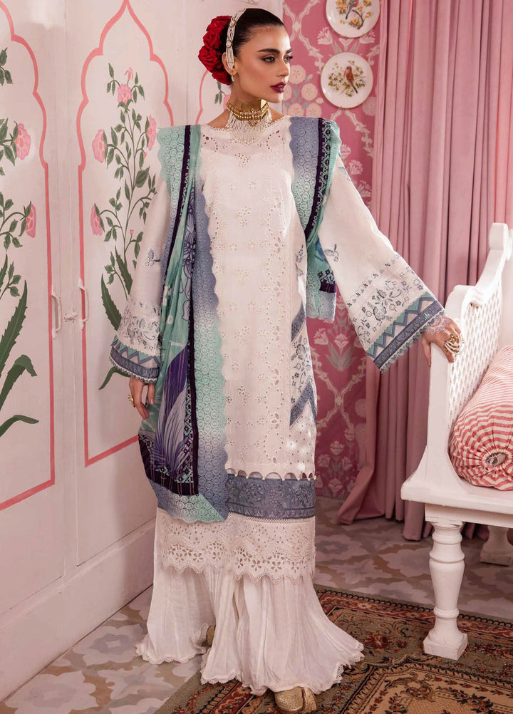 Maya by Nureh Embroidered Lawn Suits Unstitched 3 Piece NU24MJ NS-112 - Summer Collection