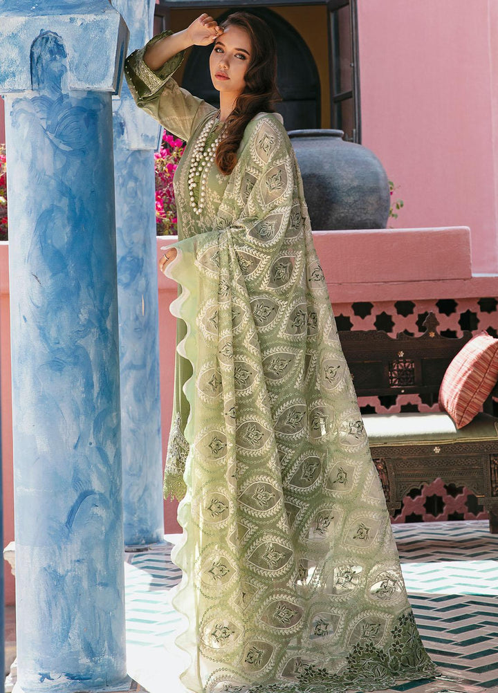 Maya By Nureh Embroidered Swiss Lawn Suits Unstitched 3 Piece NU23ML NS-64 - Luxury Summer Collection