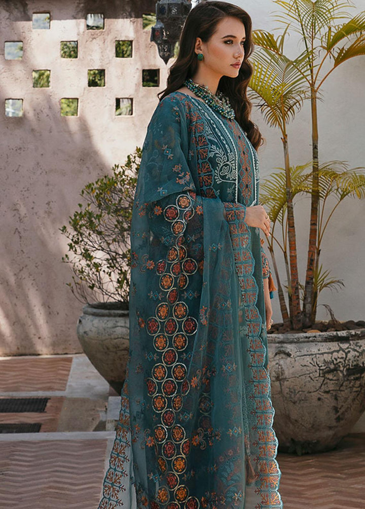 Maya By Nureh Embroidered Swiss Lawn Suits Unstitched 3 Piece NU23ML NS-66 - Luxury Summer Collection