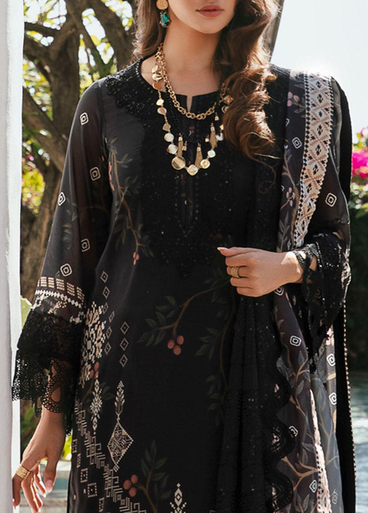 Maya By Nureh Embroidered Swiss Lawn Suits Unstitched 3 Piece NU23ML NS-68 - Luxury Summer Collection