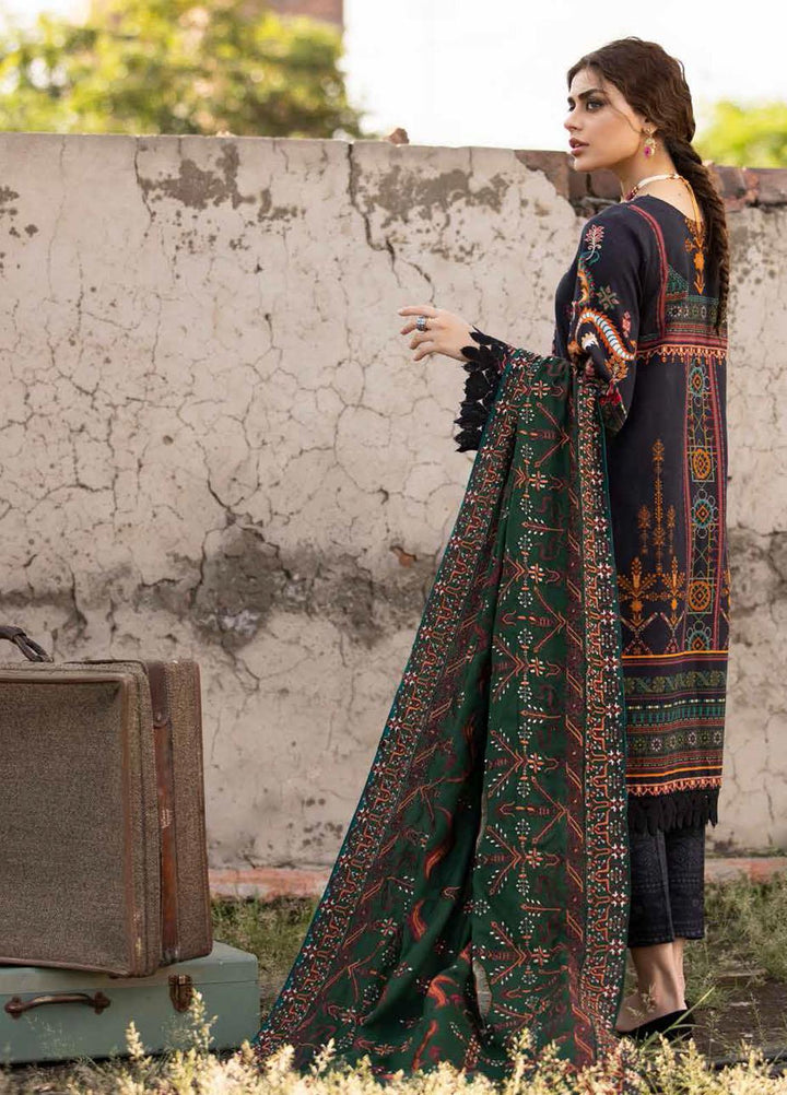 Maya by Nureh Embroidered Slub Khaddar Suits Unstitched 3 Piece NU21MW NW-42 - Winter Collection