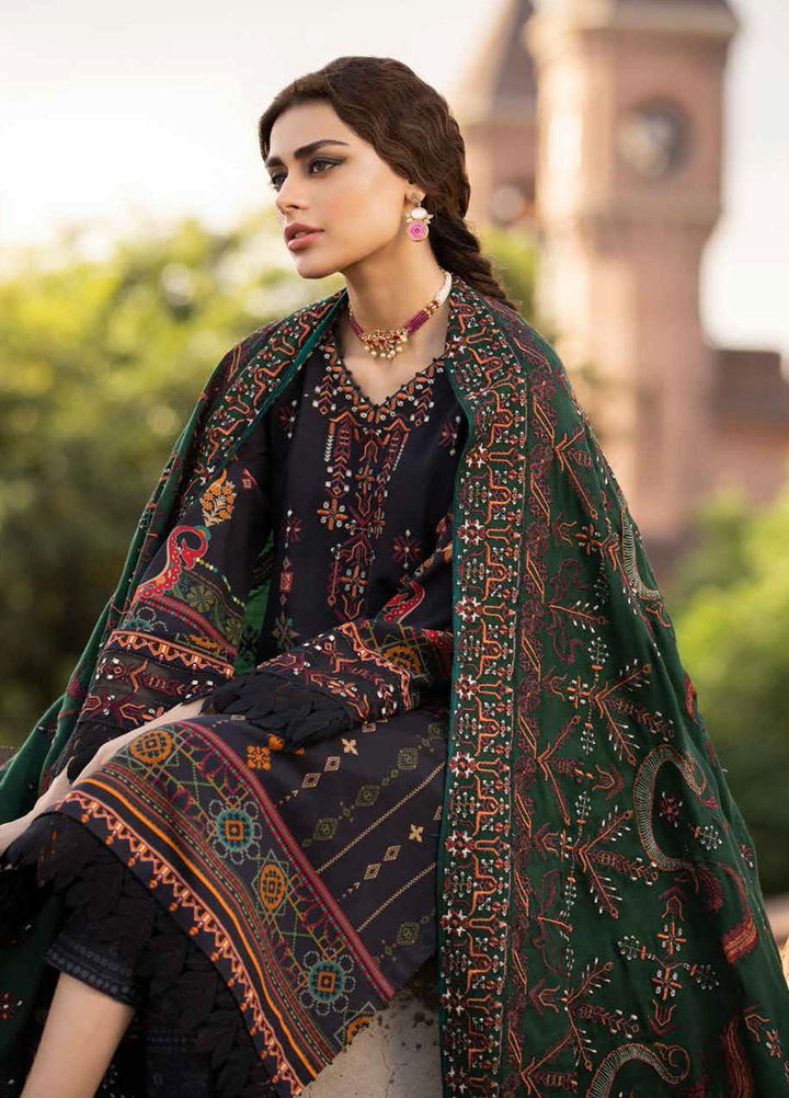 Maya by Nureh Embroidered Slub Khaddar Suits Unstitched 3 Piece NU21MW NW-42 - Winter Collection