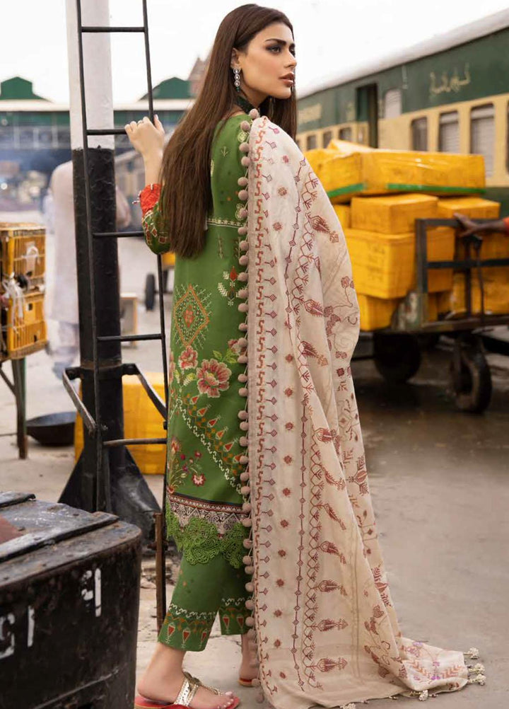 Maya by Nureh Embroidered Slub Khaddar Suits Unstitched 3 Piece NU21MW NW-44 - Winter Collection