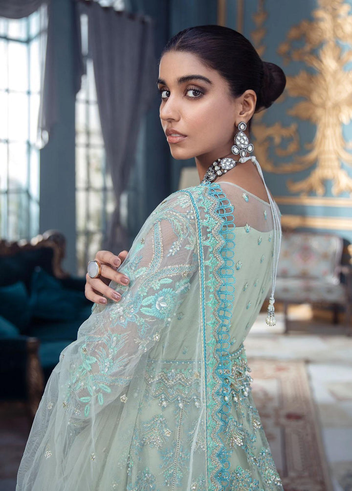 Mayal By Suveez Embroidered Net Suits Unstitched 3 Piece SZ22M LP-10 Mahrosh - Luxury Collection