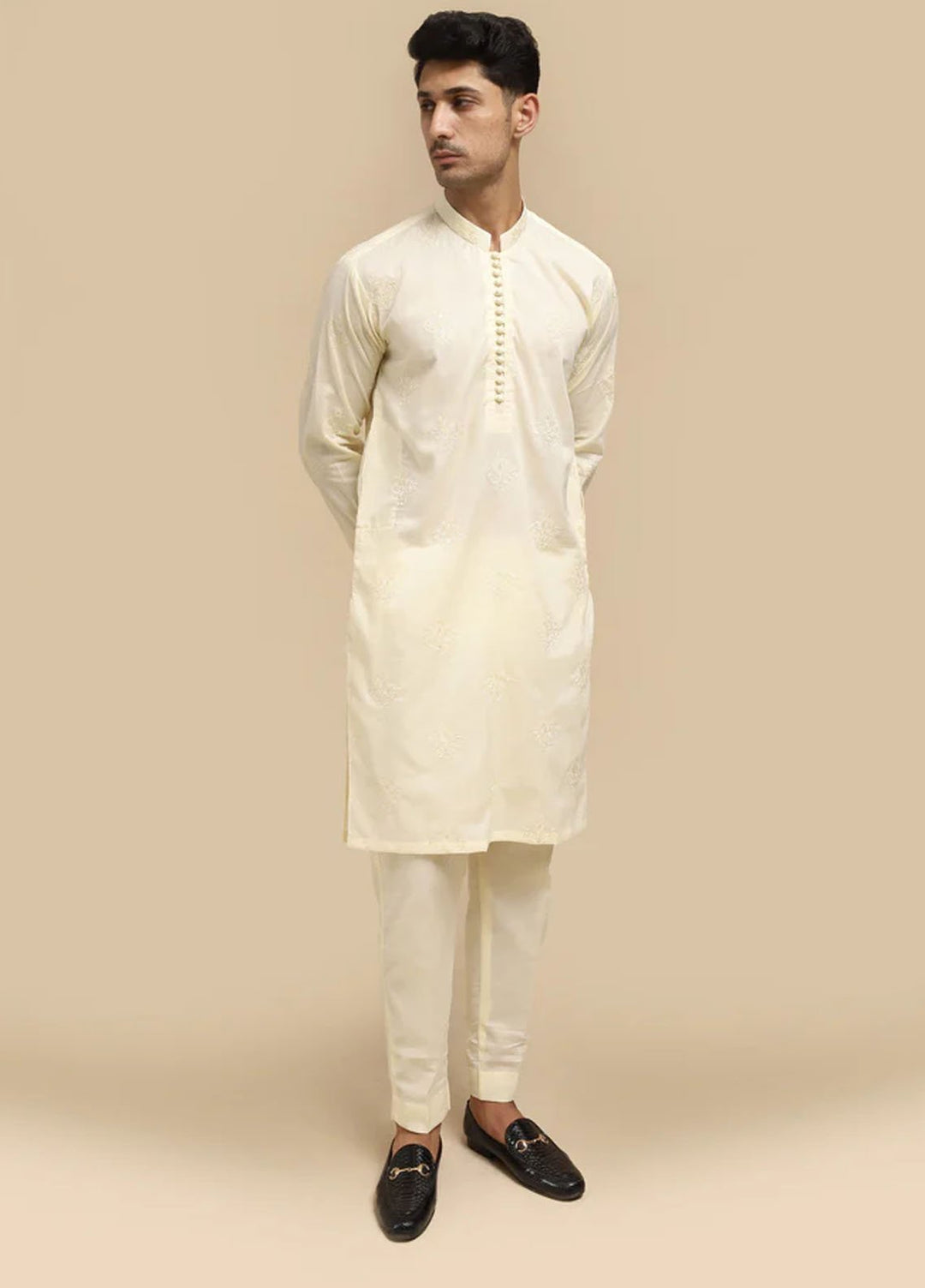 Mazham Pret Embroidered Wash N wear Kurta Pajama BCEKT-MED4444