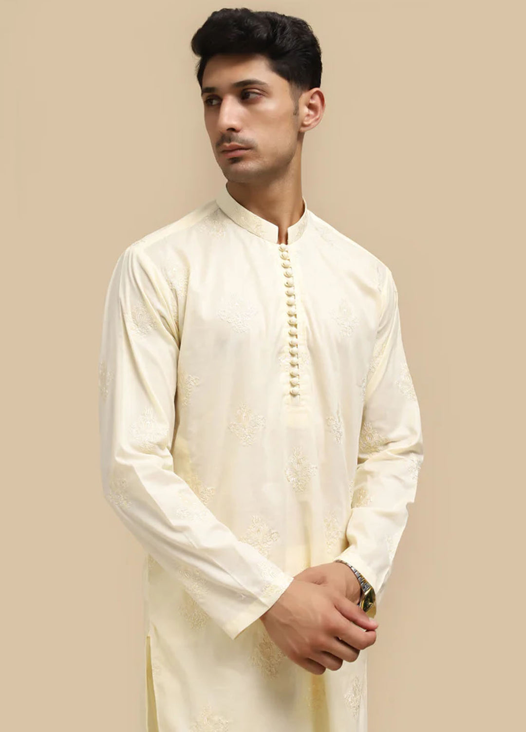 Mazham Pret Embroidered Wash N wear Kurta Pajama BCEKT-MED4444