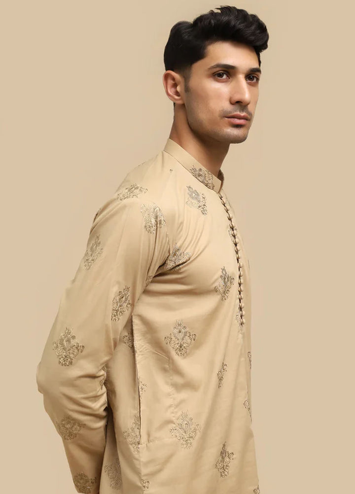 Mazham Pret Embroidered Wash N wear Kurta Pajama ISCEKT-MED1111