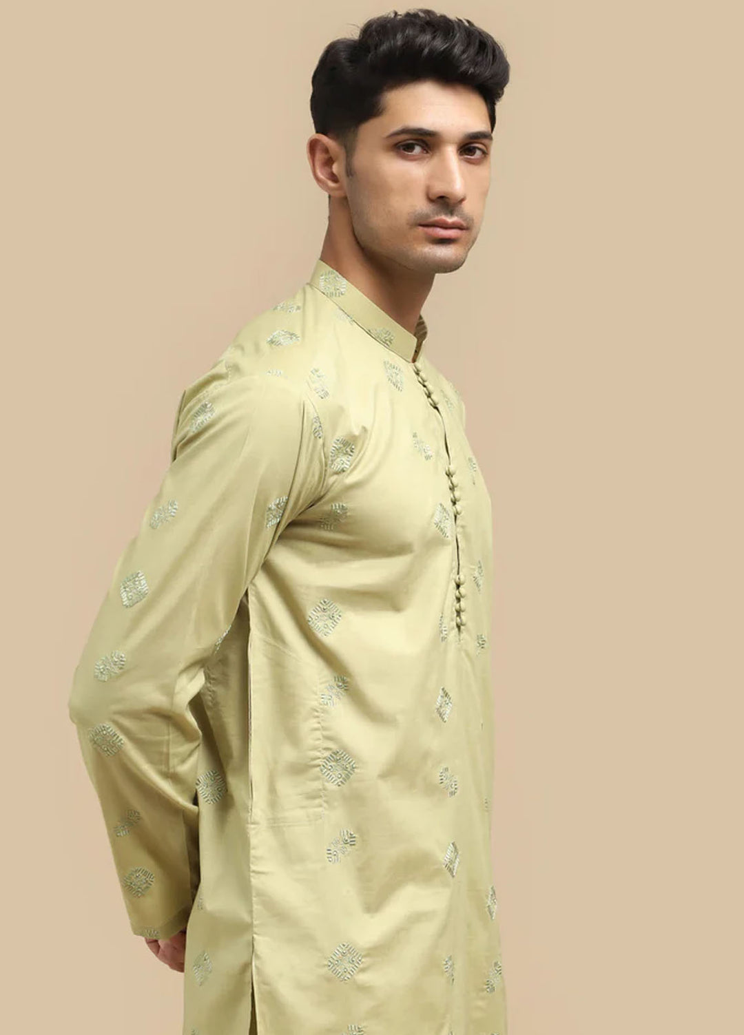 Mazham Pret Embroidered Wash N wear Kurta Pajama MCEKT-MED3333