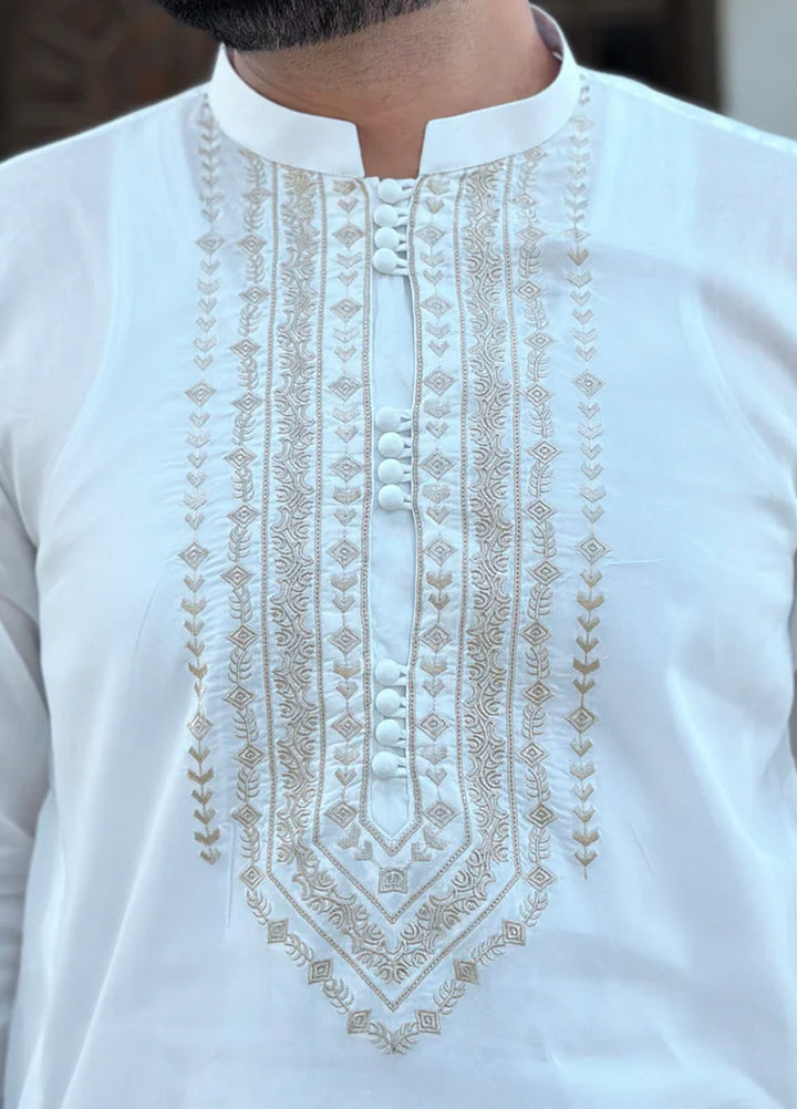 Mazham Pret Embroidered Wash N wear Kurta Pajama OFCECG