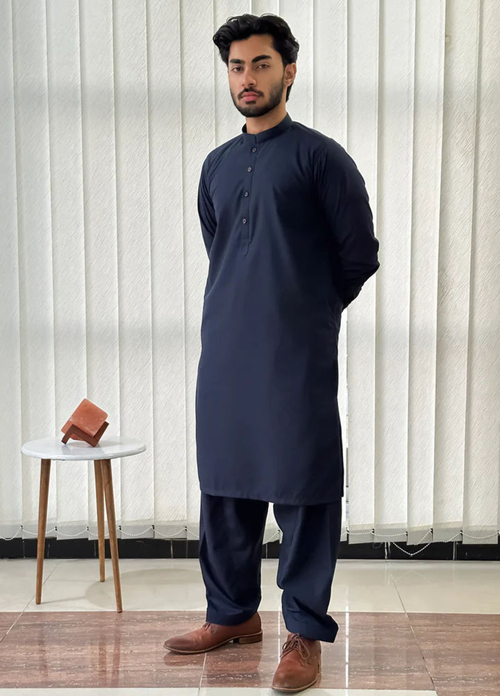 Mazham Pret Plain Blended Kurta-Shalwar NBBKS-S-M