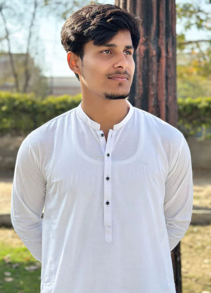 Mazham Pret Plain Cotton Kurta-Shalwar WCSK-S