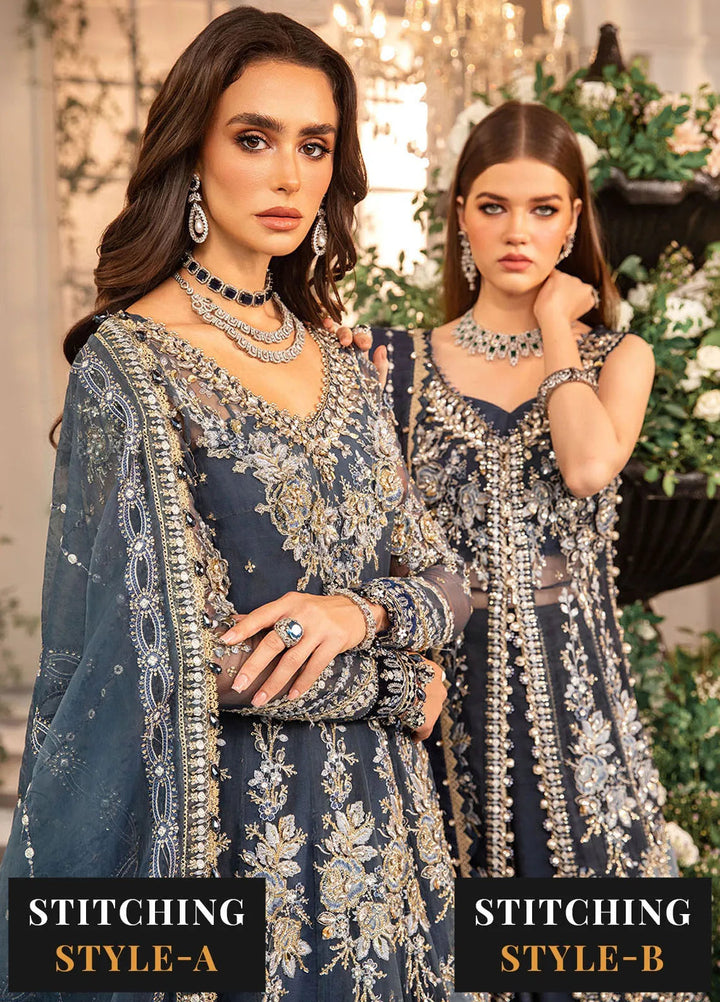 Mbroidered By Maria B Embroidered Suit Unstitched 3 Piece MB24MW D-01 - Wedding Collection