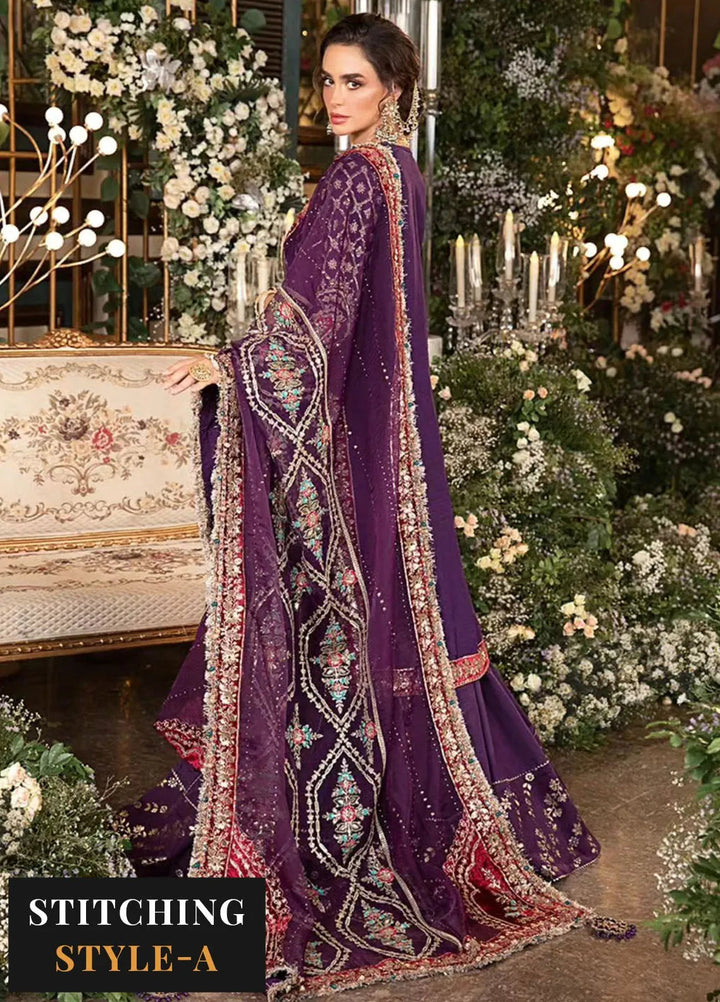 Mbroidered By Maria B Embroidered Suit Unstitched 3 Piece MB24MW D-03 - Wedding Collection