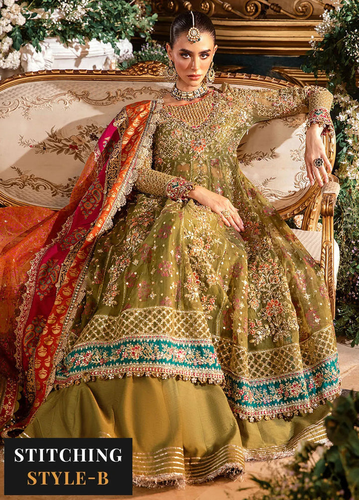 Mbroidered By Maria B Embroidered Suit Unstitched 3 Piece MB24MW D-06 - Wedding Collection
