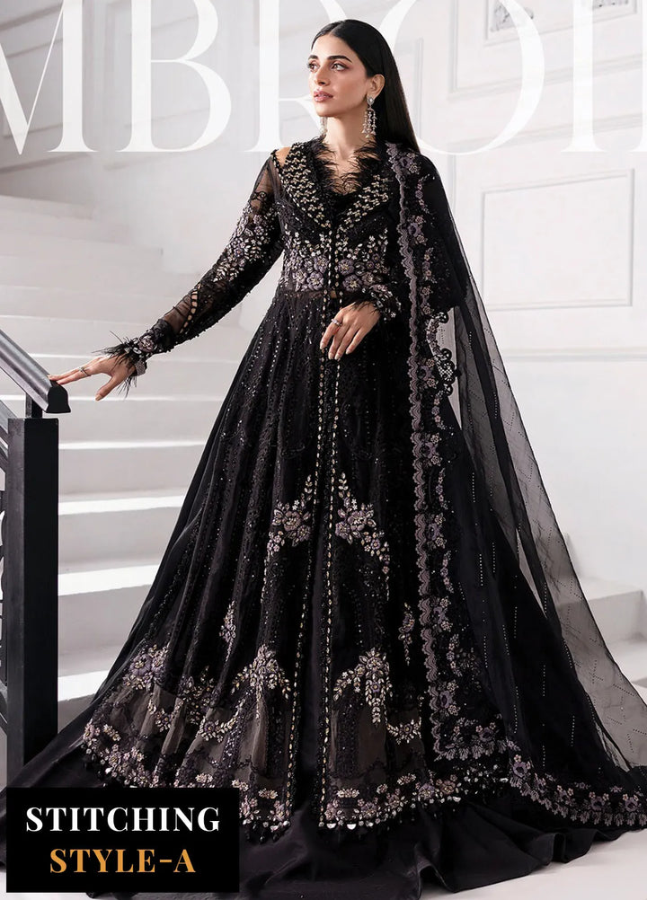 Mbroidered by Maria B Embroidered Suits Unstitched 3 Piece MB25MF D-04 - Formals Collection