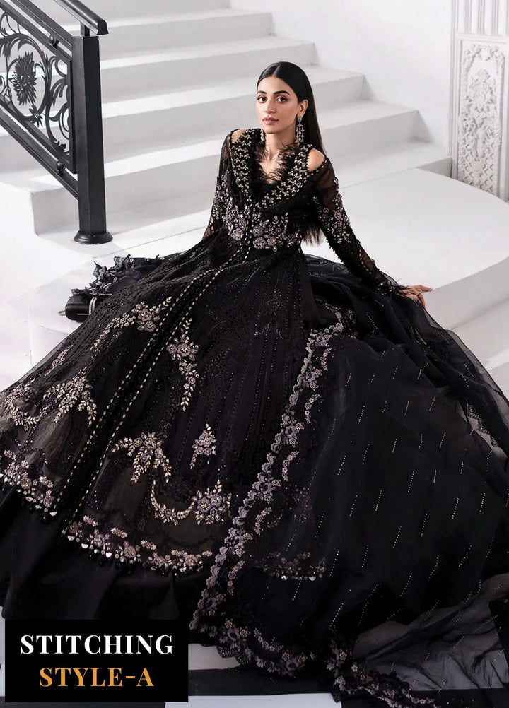 Mbroidered by Maria B Embroidered Suits Unstitched 3 Piece MB25MF D-04 - Formals Collection