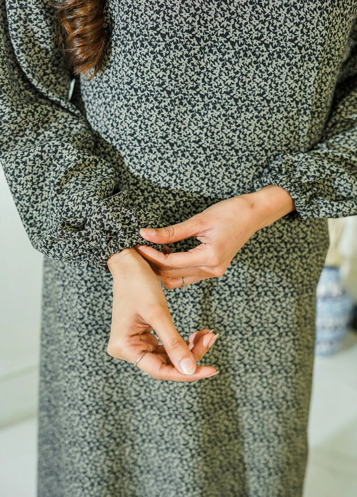 Mebae Apparels Pret Printed Crepe 1 Piece Serene Bloom Maxi