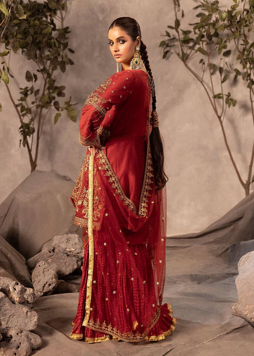 Diara Couture Pret Embroidered Net 3 Piece Suit Zarifa