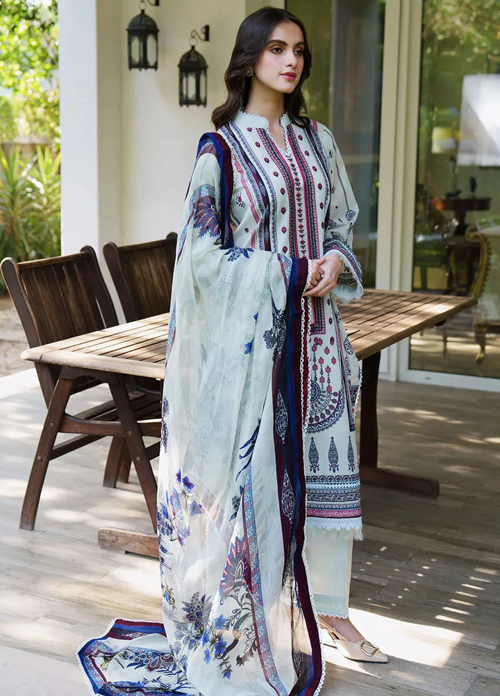 Meerak Embroidered  Suits Unstitched 3 Piece MRK24S Kelly - Summer Collection