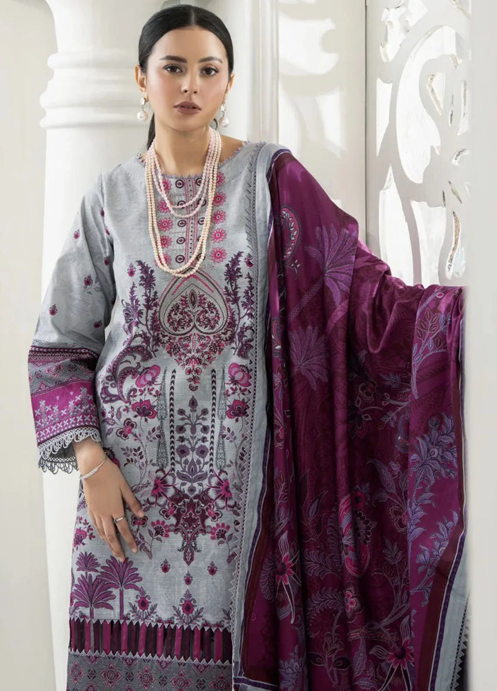 Meerak Pret Printed Khaddar 3 Piece Suit Nirvana