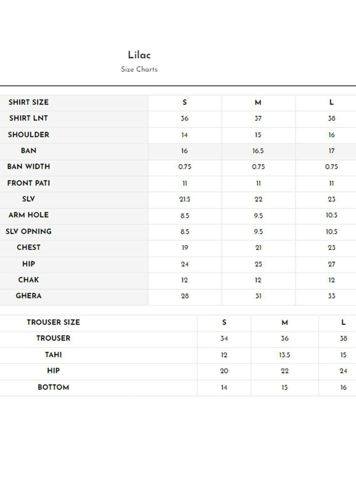 Meerak Pret Printed Raw Silk 2 Piece Suit Lilac