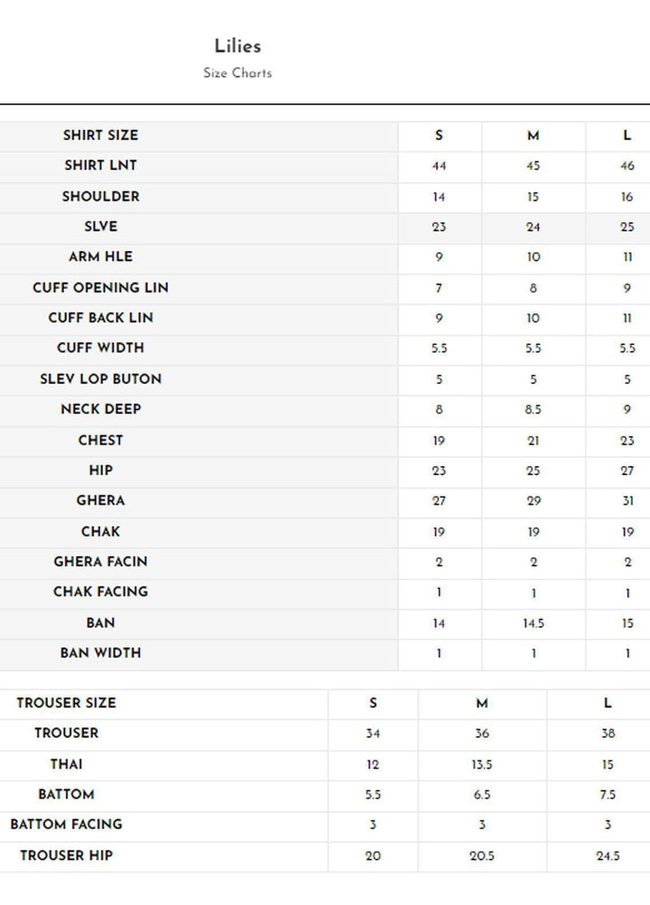 Meerak Pret Printed Raw Silk 2 Piece Suit Lilies