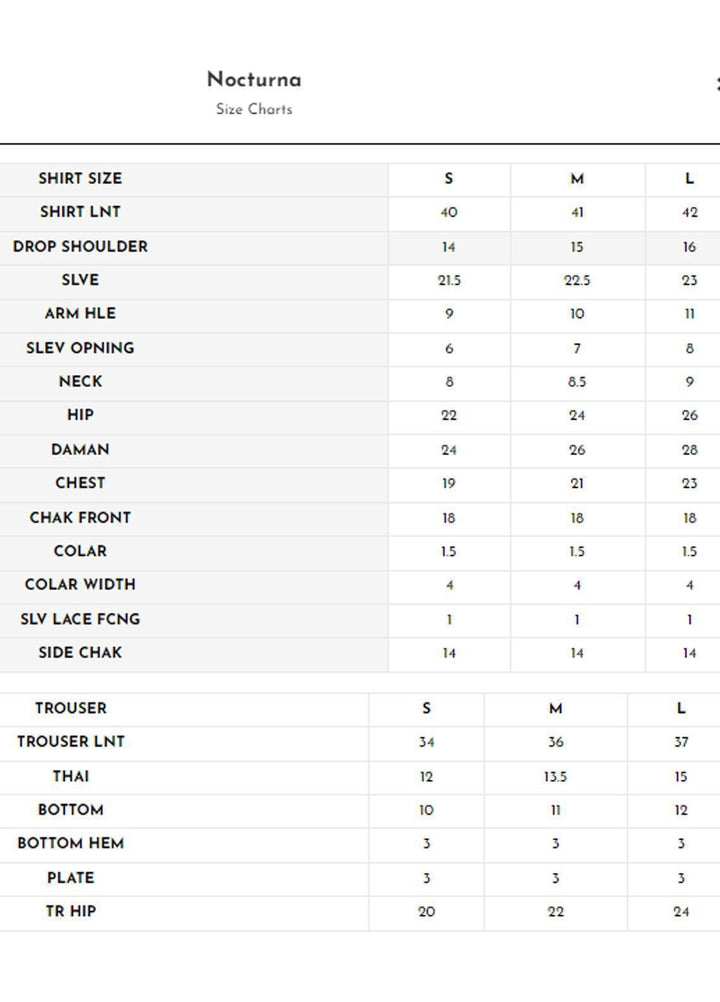 Meerak Pret Printed Raw Silk 2 Piece Suit Nocturna