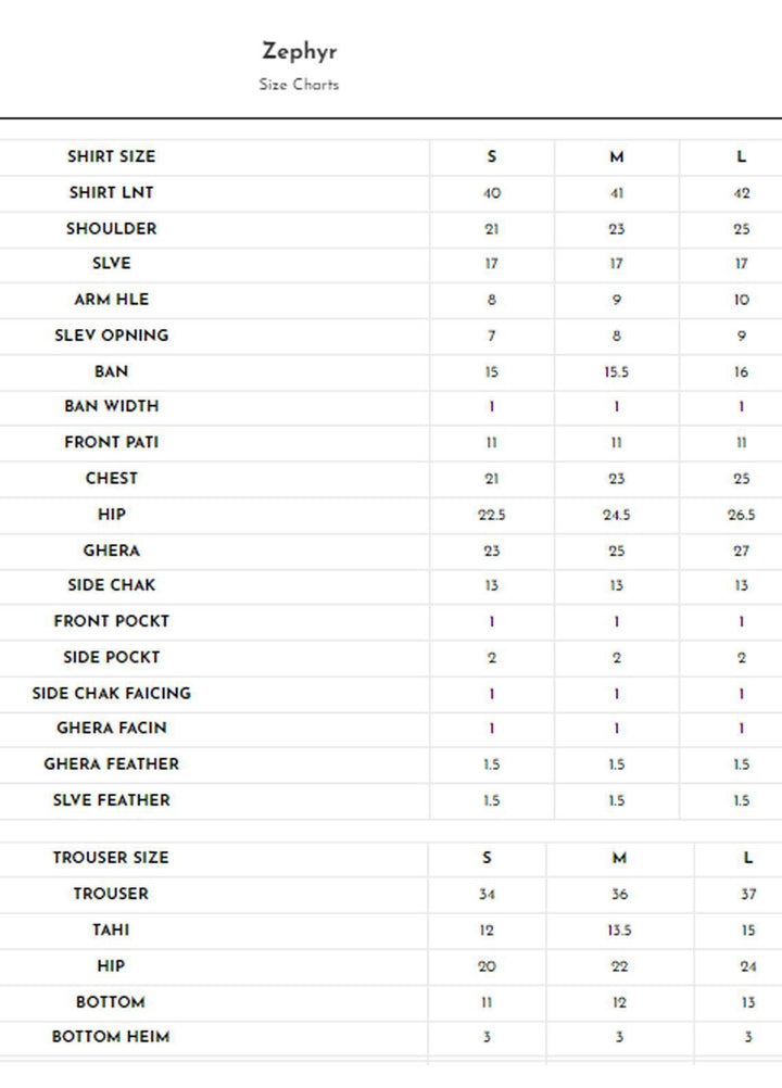 Meerak Pret Printed Raw Silk 2 Piece Suit Zephyr