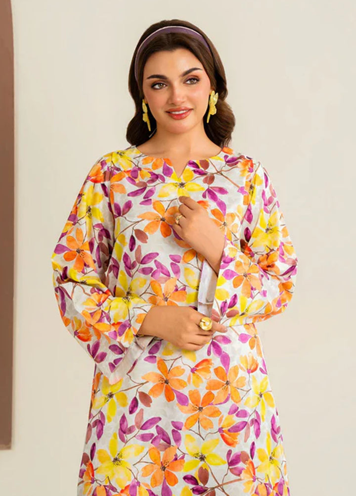 Meerak Pret Printed Silk 2 Piece Suit Ismara