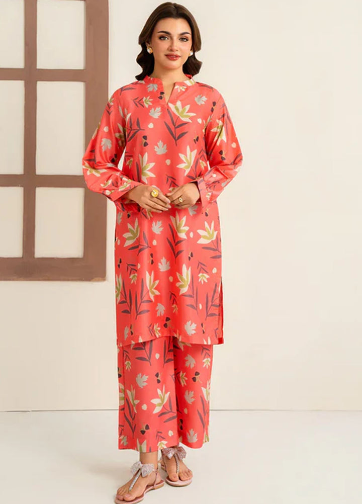 Meerak Pret Printed Silk 2 Piece Suit Omayah