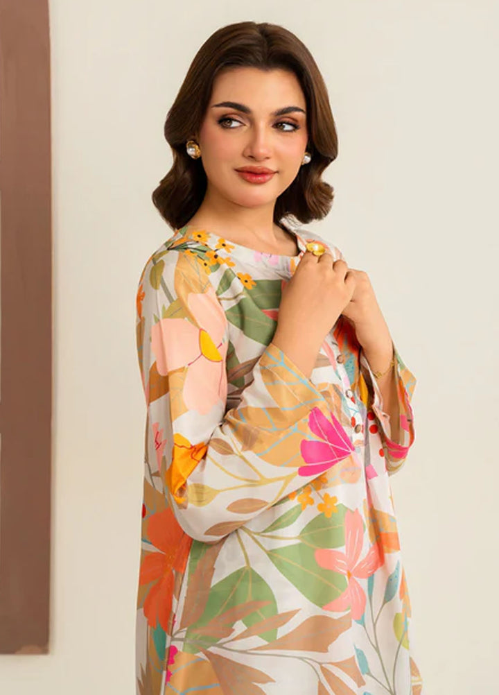 Meerak Pret Printed Silk 2 Piece Suit Salvera