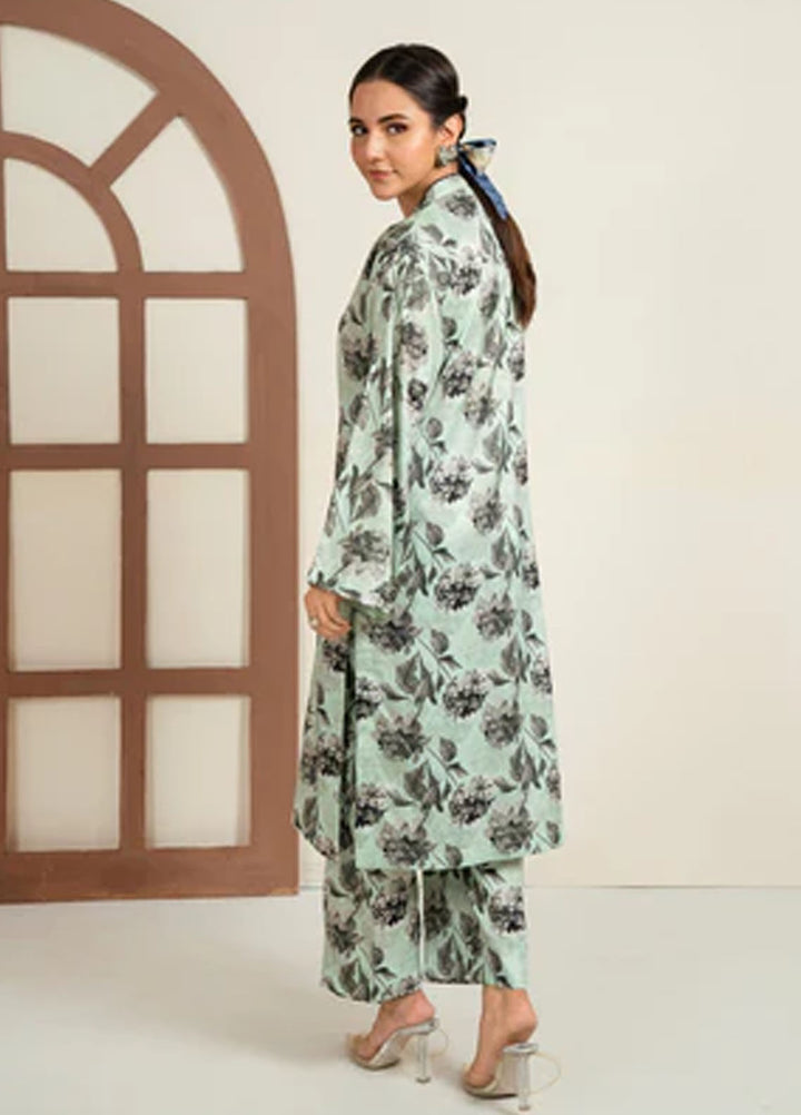 Meerak Pret Printed Silk 2 Piece Suit Velira