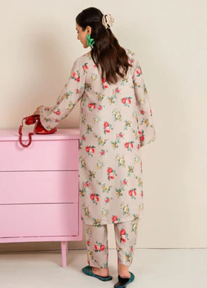 Meerak Pret Printed Silk 2 Piece Suit Velisma