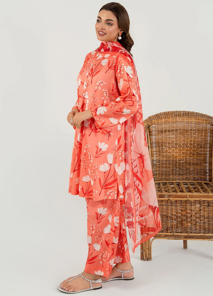 Meerak Pret Printed Silk 3 Piece Suit Virelia