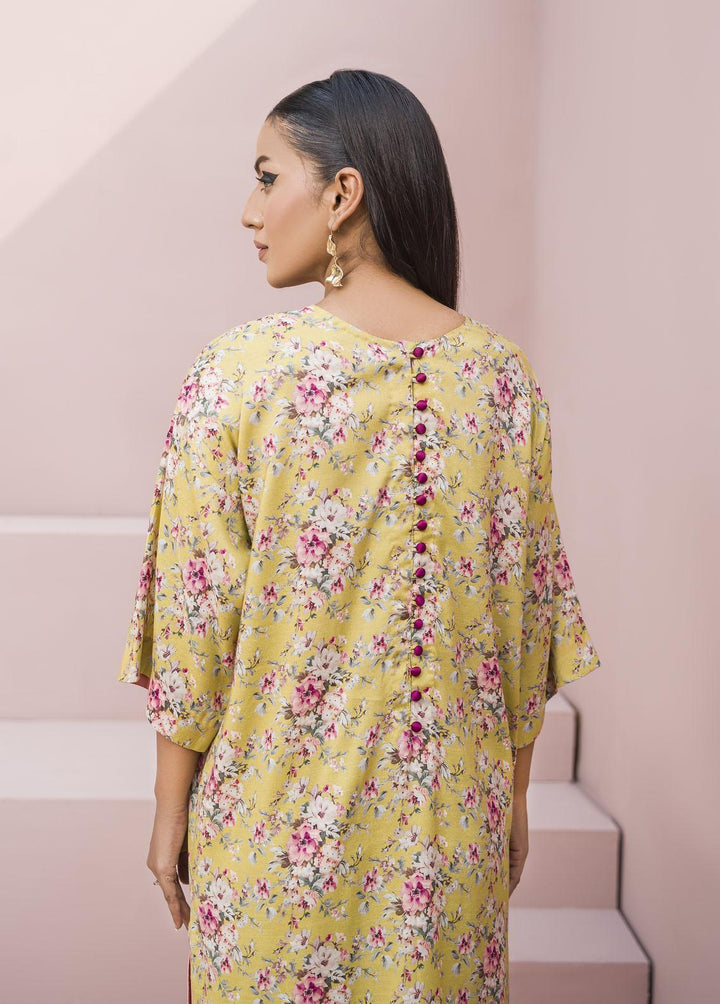 Meerak Pret Printed Raw Silk 2 Piece Suit Silkrose
