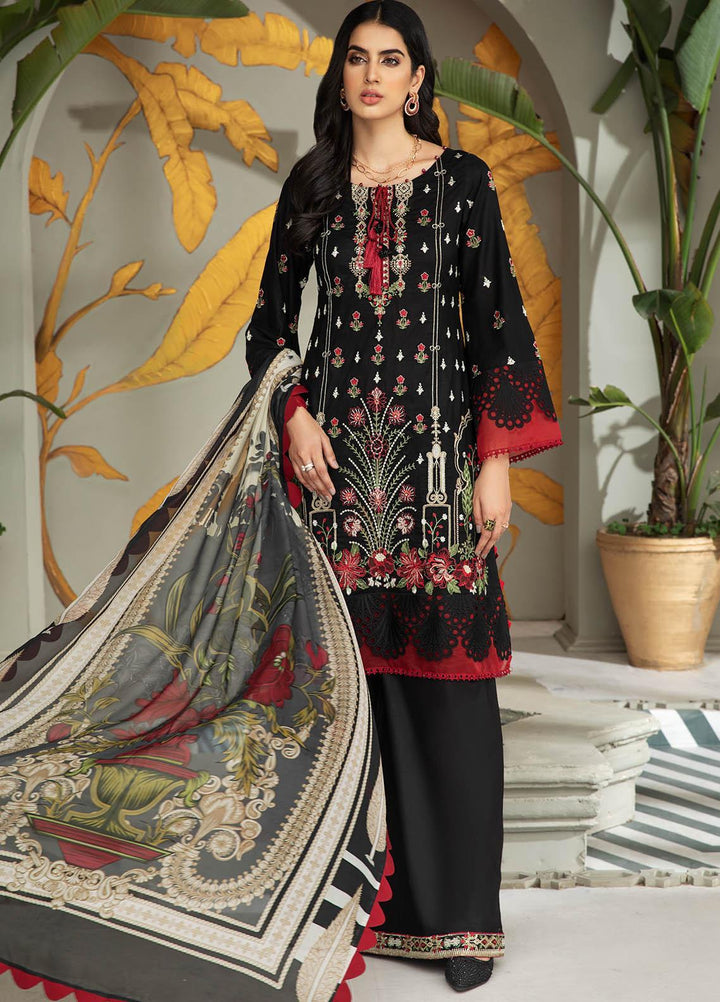 Coup De Fodre By Meeral Embroidered Lawn Suits Unstitched 3 Piece MRL21CF 08 Summer Bloom - Luxury Collection