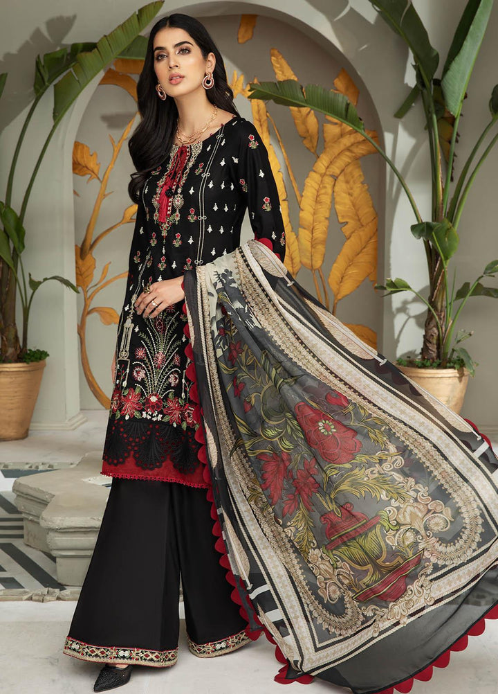 Coup De Fodre By Meeral Embroidered Lawn Suits Unstitched 3 Piece MRL21CF 08 Summer Bloom - Luxury Collection