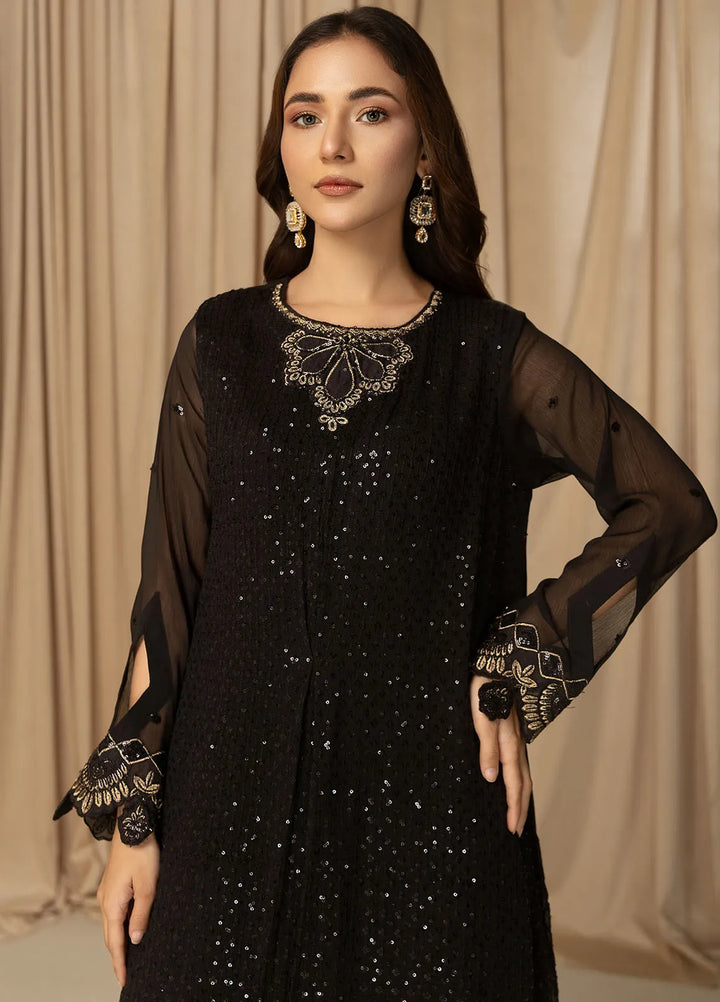 Meeral Pret Embroidered Chiffon 2 Piece Suit Saya