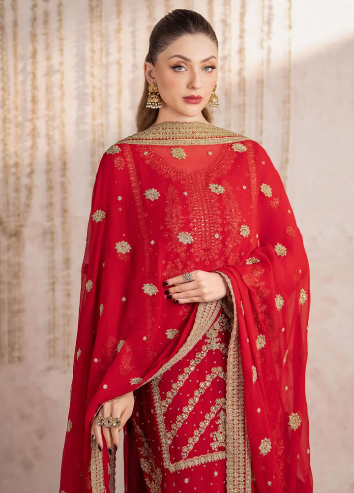 Meeral Pret Embroidered Chiffon 3 Piece Suit Maahi