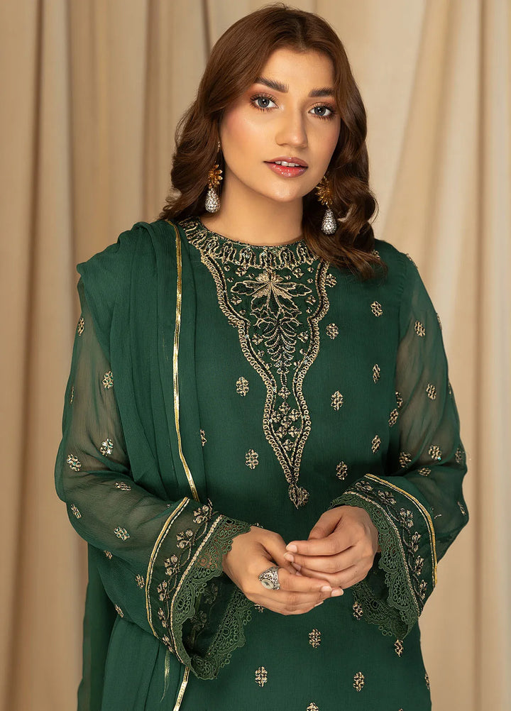 Meeral Pret Embroidered Chiffon 3 Piece Suit Zuri