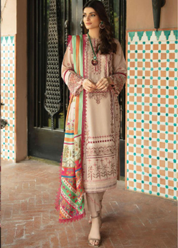 Meeras By Florent Embroidered Khaddar Suits Unstitched 3 Piece FL21M FL-1A - Winter Collection