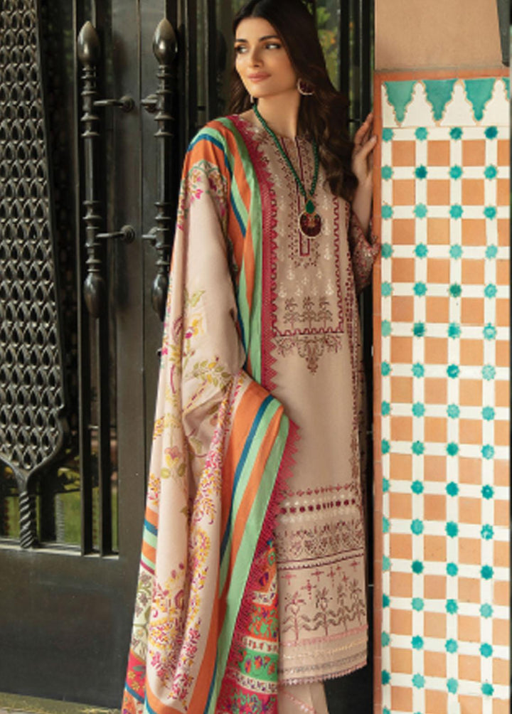 Meeras By Florent Embroidered Khaddar Suits Unstitched 3 Piece FL21M FL-1A - Winter Collection