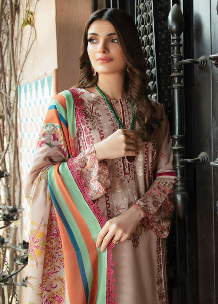 Meeras By Florent Embroidered Khaddar Suits Unstitched 3 Piece FL21M FL-1A - Winter Collection