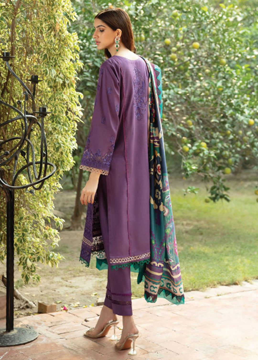 Meeras By Florent Embroidered Khaddar Suits Unstitched 3 Piece FL21M FL-4 - Winter Collection