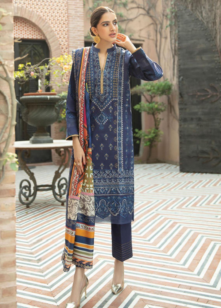 Meeras By Florent Embroidered Khaddar Suits Unstitched 3 Piece FL21M FL-5A - Winter Collection