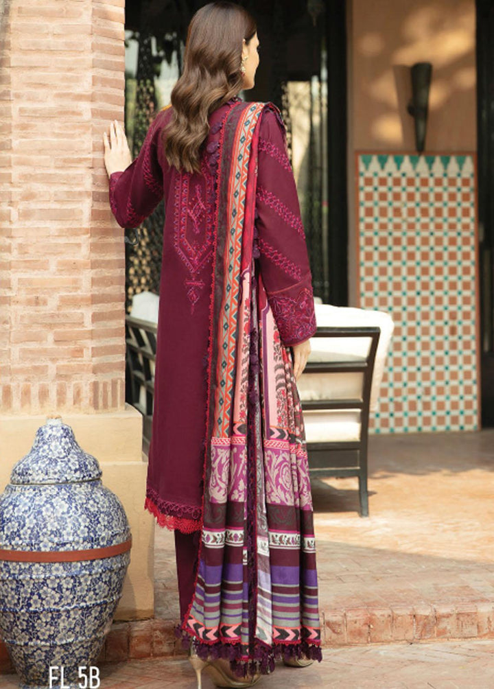 Meeras By Florent Embroidered Khaddar Suits Unstitched 3 Piece FL21M FL-5B - Winter Collection